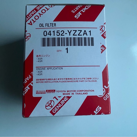 Genuine OEM Toyota Engine Oil Filter 04152-YZZA1 - Picture 7 of 9